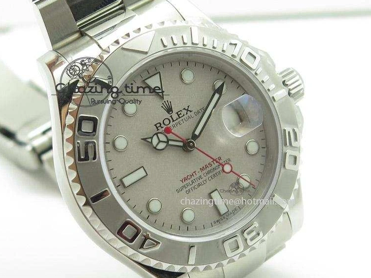 0523 Supportive Yacht-Master 116622 Silver Dial JF Best Edition On SS Bracelet SA3135 V 4032